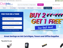 Tablet Screenshot of clickinks.com